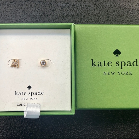 kate spade Jewelry - Kate Spade "One in a Million" mismatched stud set M